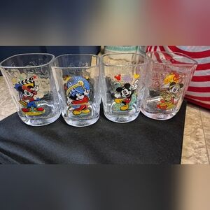Disney Character Glass Tumbler Set - Multicolor